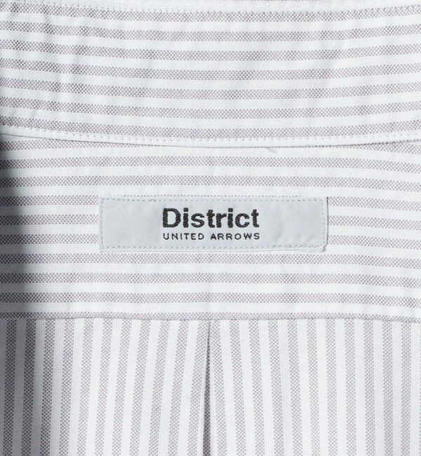 UNITED ARROWS「＜District＞オックスフォード ストライプ ボタンダウンシャツ」|シャツ・ブラウス|