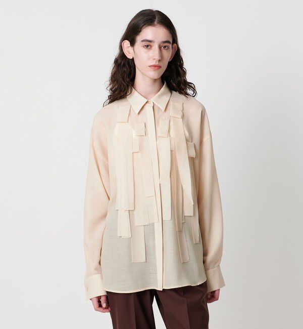 AEWEN MATOPH「＜AEWEN MATOPH＞フリンジブラウス」|シャツ・ブラウス|