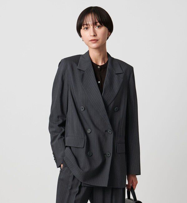 UNITED ARROWS「NALYA ピンストライプ ジャケット」|テーラードジャケット|