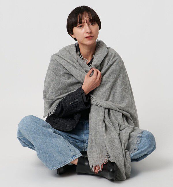 UNITED ARROWS「＜ASAUCE MELER＞AIRY SOLID ストール」|ストール|