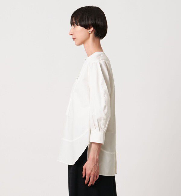 UNITED ARROWS「オックス コンビ シャツ ブラウス ‐ウォッシャブル‐」|シャツ・ブラウス|