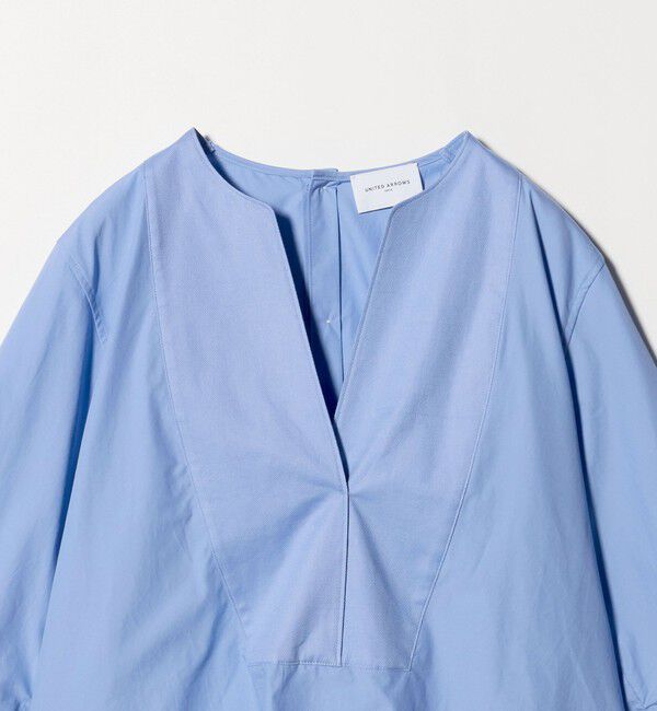 UNITED ARROWS「オックス コンビ シャツ ブラウス ‐ウォッシャブル‐」|シャツ・ブラウス|