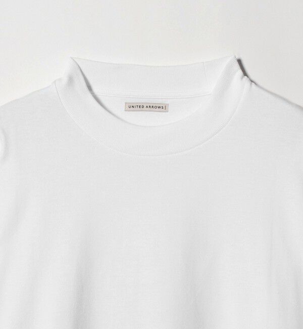 UNITED ARROWS「SARROWS オーガニックコットン モックネック ロングスリーブ Tシャツ」|Tシャツ・カットソー|