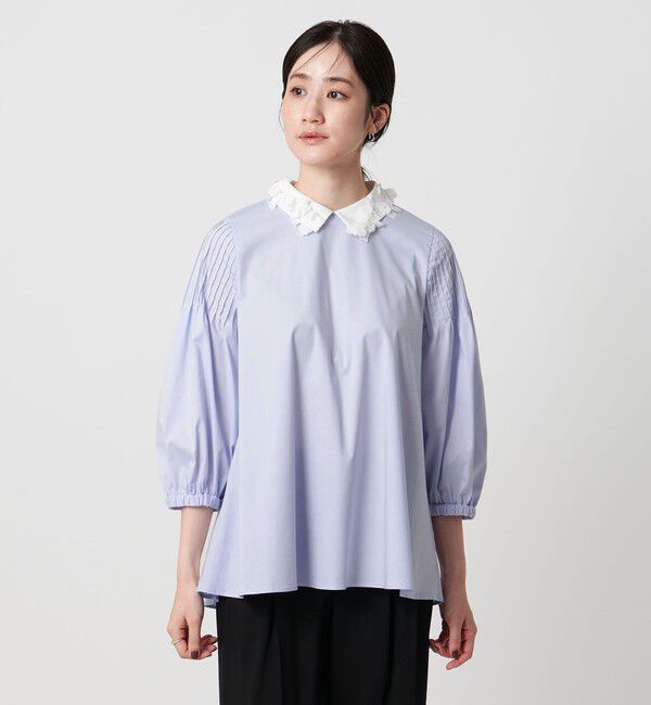 UNITED ARROWS「2WAYカラー ブラウス‐ウォッシャブル‐」|シャツ・ブラウス|