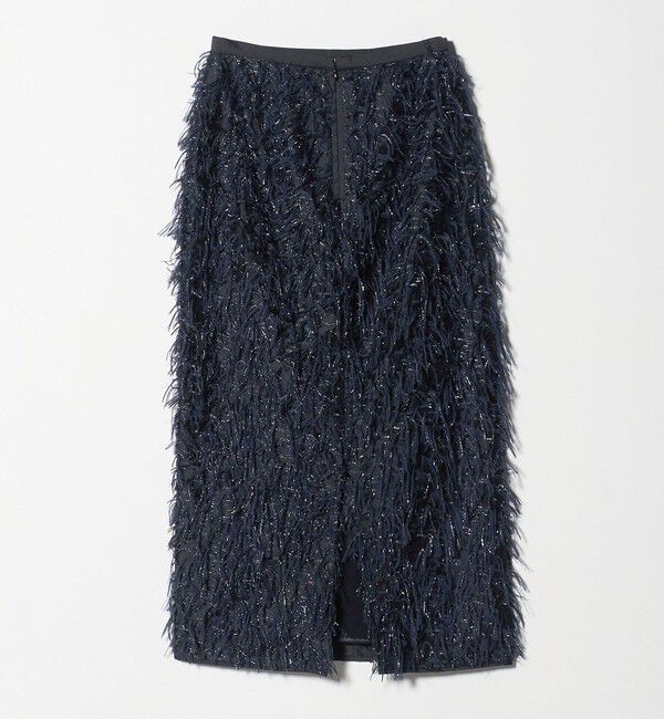 UNITED ARROWS「ヘアリー ラメ カットジャガード タイト スカート」|スカート|