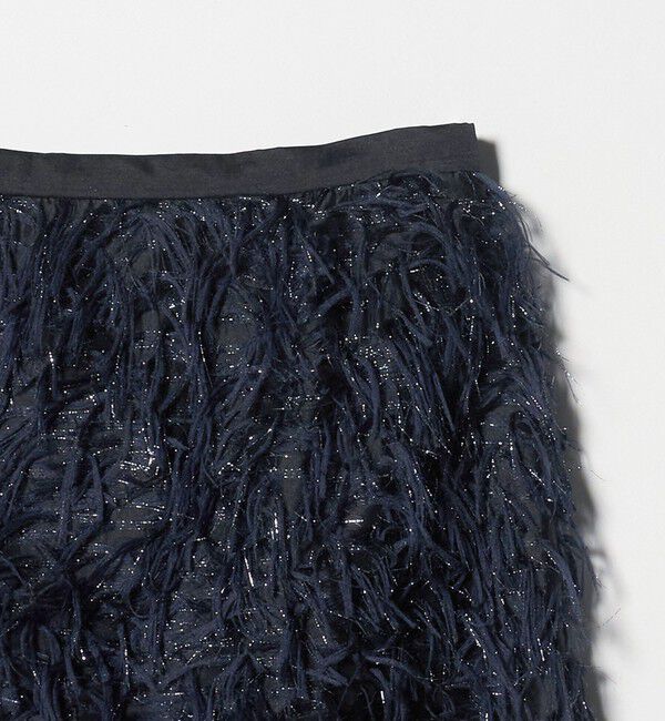 UNITED ARROWS「ヘアリー ラメ カットジャガード タイト スカート」|スカート|