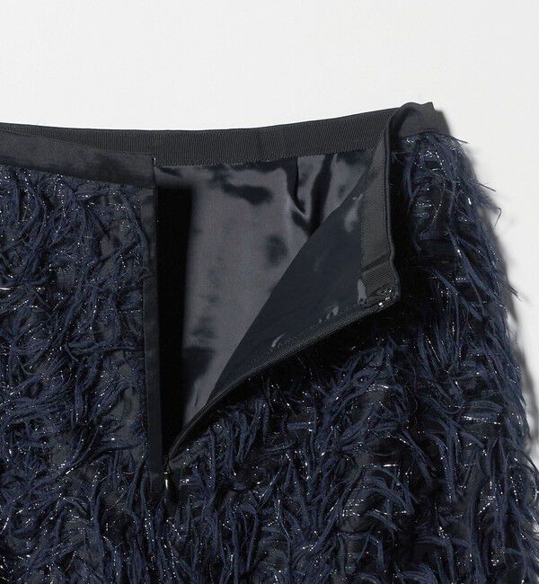 UNITED ARROWS「ヘアリー ラメ カットジャガード タイト スカート」|スカート|