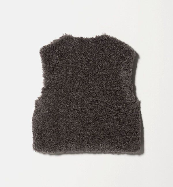 UNITED ARROWS「ファーライク ボア ベスト」|ベスト・ジレ|