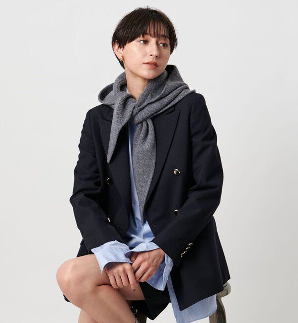 UNITED ARROWS「ニット フードストール」|ストール|