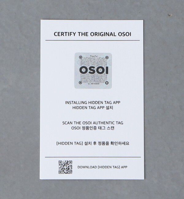 OSOI「＜OSOI＞BOAT WIDE バッグ」|ショルダー・メッセンジャー|