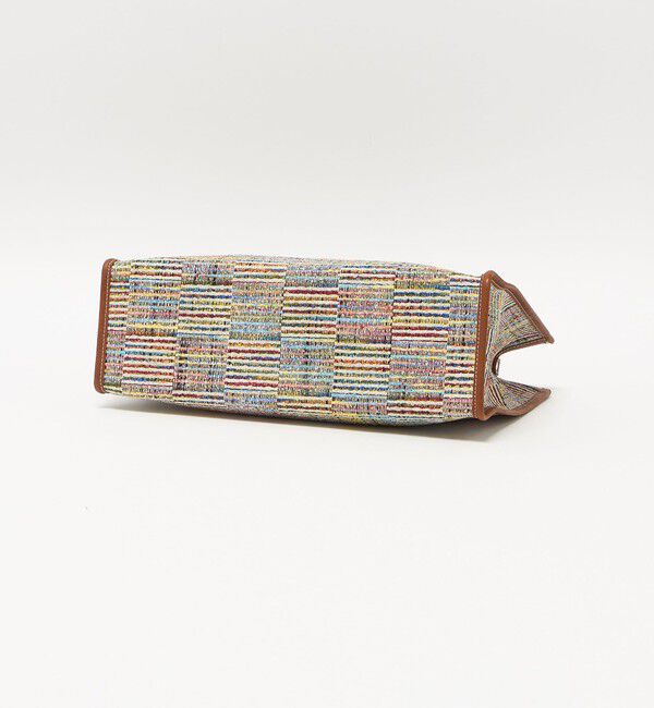 UNITED ARROWS「＜A VACATION＞BREAD M ラインチェック トートバッグ」|トートバッグ|