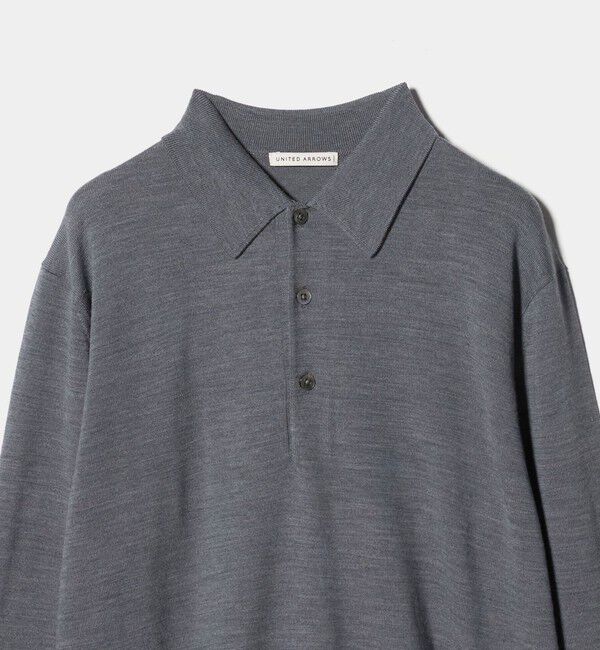 UNITED ARROWS「ウール ハイゲージ ニットポロシャツ」|ポロシャツ|