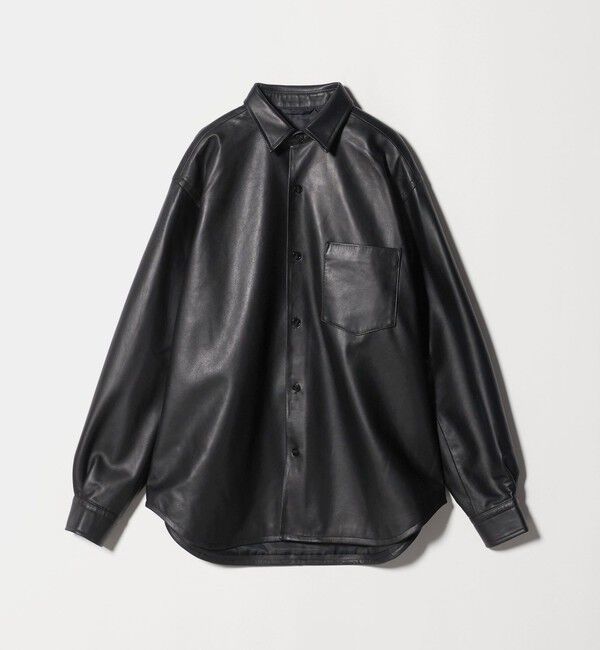UNITED ARROWS「シープレザー オーバーシャツ」|その他|