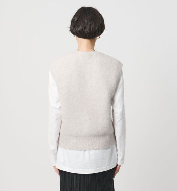 UNITED ARROWS「フォックスカシミヤ Vネック ベスト」|ベスト・ジレ|