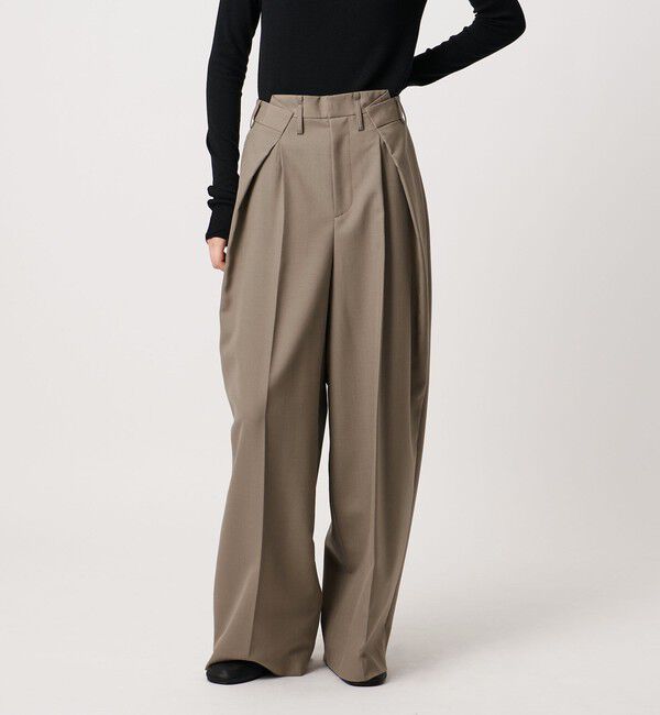 AEWEN MATOPH「＜AEWEN MATOPH＞ウールモヘヤ インタックパンツ」|チノ|