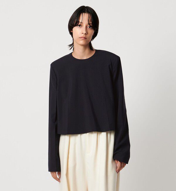 AEWEN MATOPH「＜AEWEN MATOPH＞パワーショルダープレス プルオーバーブラウス 」|シャツ・ブラウス|