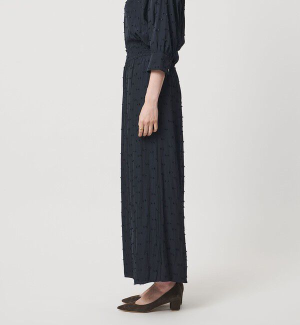 UNITED ARROWS「ドットカットジャガード イージー ワイド パンツ ‐ウォッシャブル‐」|チノ|