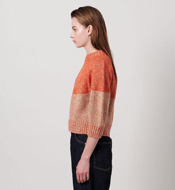 ASTRAET「＜ASTRAET＞3G ショートスリーブ クルーネックニット」|ニット・セーター|