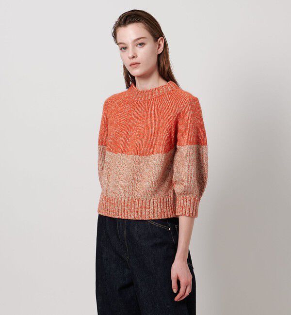 ASTRAET「＜ASTRAET＞3G ショートスリーブ クルーネックニット」|ニット・セーター|