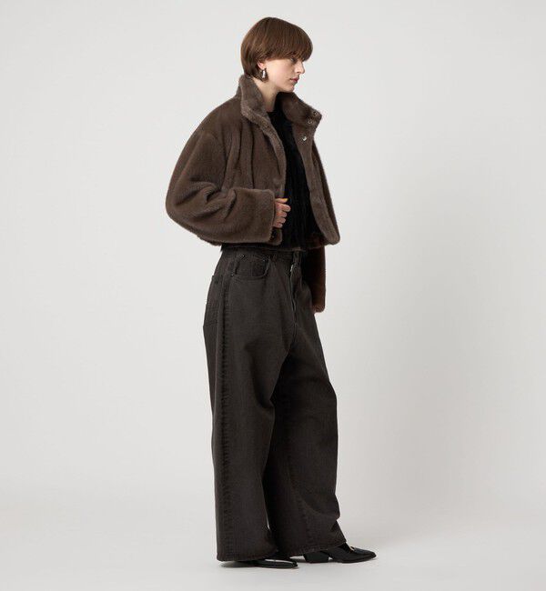 ASTRAET「＜ASTRAET＞フェイクファー スタンドカラー ブルゾン」|その他|