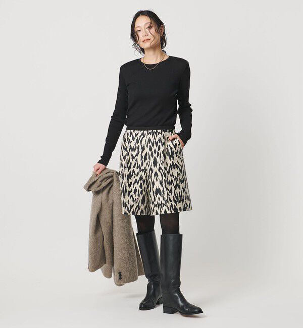 UNITED ARROWS「コットン テレコ クルーネック カットソー」|Tシャツ・カットソー|