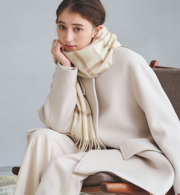 UNITED ARROWS「カシミヤ チェック ストール」|ストール|