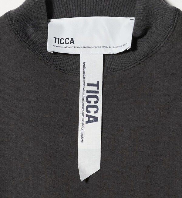 UNITED ARROWS「＜TICCA＞ウラケ ハイネック スウェット」|Tシャツ・カットソー|