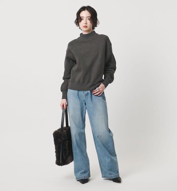 UNITED ARROWS「＜TICCA＞ウラケ ハイネック スウェット」|Tシャツ・カットソー|