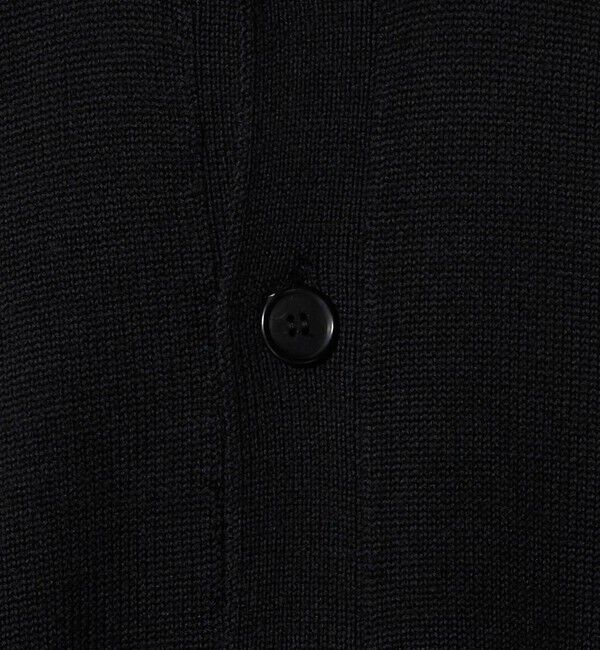 UNITED ARROWS「YAMAGATA ミドルゲージ レイズドネック ニット」|カーディガン|