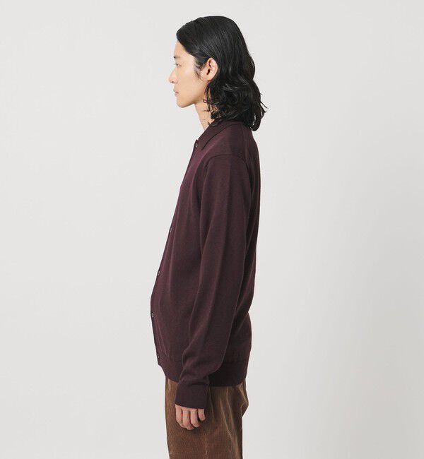 UNITED ARROWS「YAMAGATA ミドルゲージ ポロカーディガン」|カーディガン|