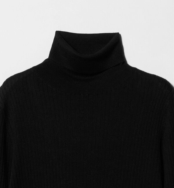 UNITED ARROWS「リブ タートルネック ニット」|ニット・セーター|