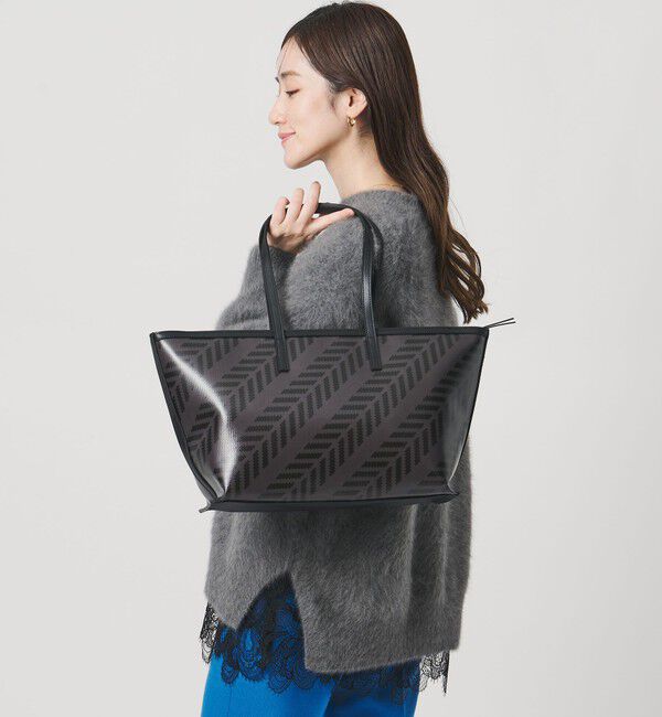 UNITED ARROWS「プリント ワイドトートバッグ」|トートバッグ|