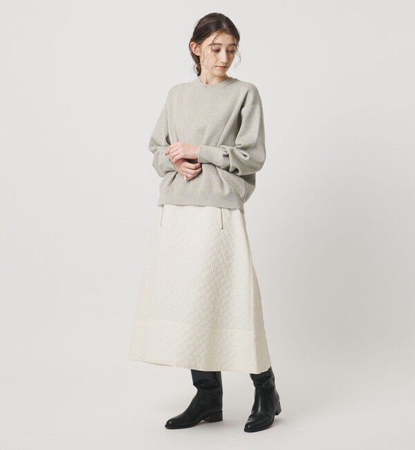 UNITED ARROWS「ダイヤ キルト フレア スカート」|スカート|