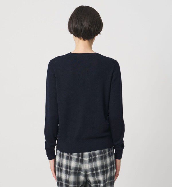 UNITED ARROWS「フルニードル クルーネック ニット」|ニット・セーター|