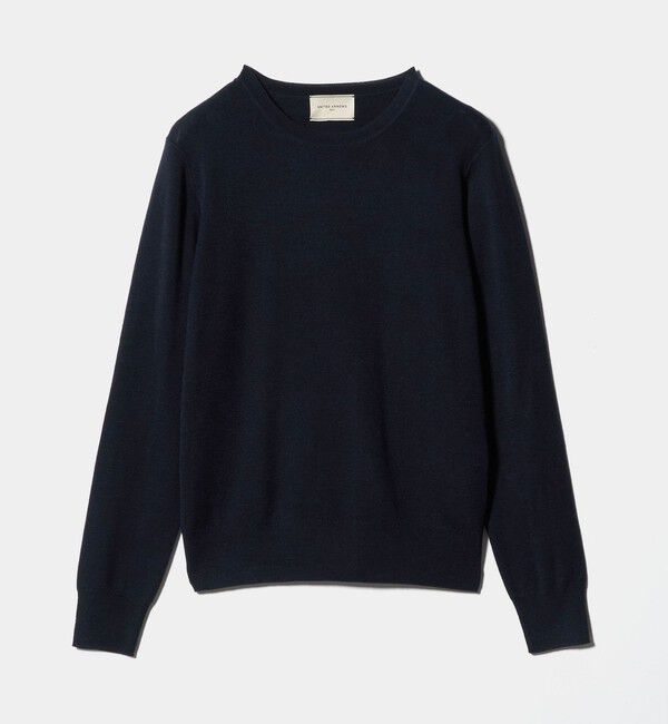 UNITED ARROWS「フルニードル クルーネック ニット」|ニット・セーター|