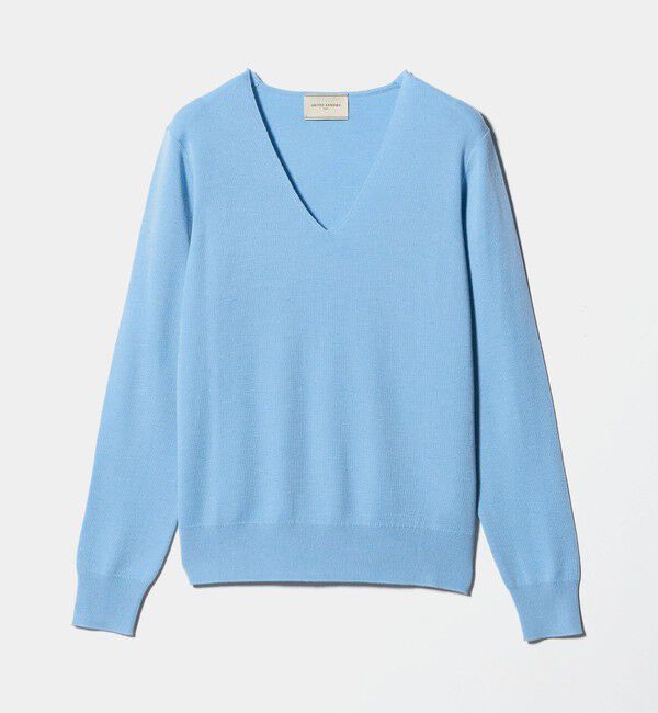 UNITED ARROWS「フルニードル Vネック ニット」|ニット・セーター|