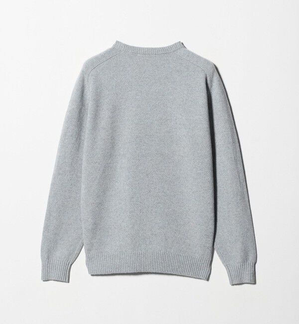 UNITED ARROWS「ウール カシミヤ ミドルゲージ クルーネック ニット」|ニット・セーター|