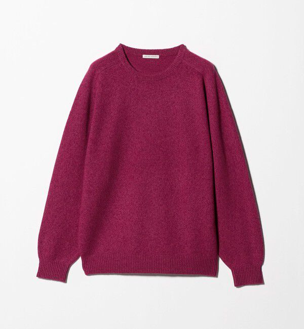 UNITED ARROWS「ウール カシミヤ ミドルゲージ クルーネック ニット」|ニット・セーター|