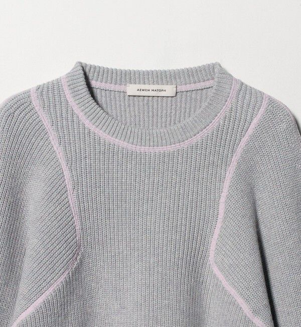 AEWEN MATOPH「＜AEWEN MATOPH＞アゼステッチ ニットプルオーバー ‐ ウォッシャブル ‐」|ニット・セーター|