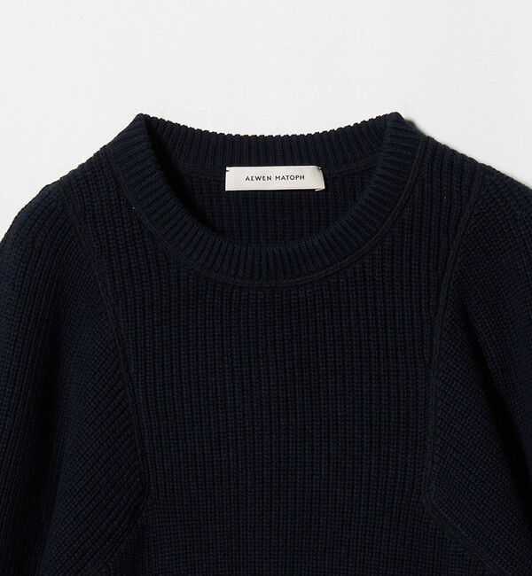 AEWEN MATOPH「＜AEWEN MATOPH＞アゼステッチ ニットプルオーバー ‐ ウォッシャブル ‐」|ニット・セーター|