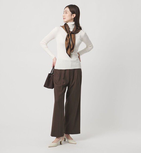 UNITED ARROWS「２タック ワイド パンツ」|チノ|