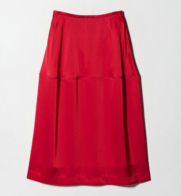 UNITED ARROWS「サテン コクーン スカート ‐ウォッシャブル‐」|スカート|