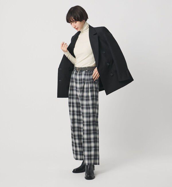 UNITED ARROWS「18G フィットリブ タートルネック ニット」|ニット・セーター|