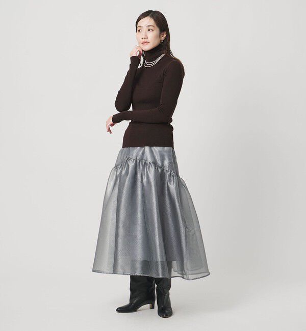 UNITED ARROWS「18G フィットリブ タートルネック ニット」|ニット・セーター|