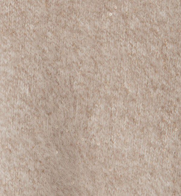 UNITED ARROWS「フォックスカシミヤ スパンコール クルーネックニット」|ニット・セーター|