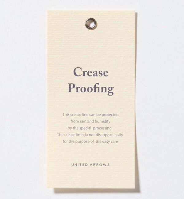 UNITED ARROWS「サイドエクステンド バーズアイ ノープリーツスラックス COMFORT EASY‐MODEL ウォッシャブル ストレッチ」|スラックス|