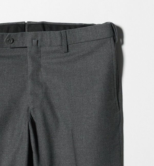 UNITED ARROWS「サイドエクステンド バーズアイ ノープリーツスラックス COMFORT EASY‐MODEL ウォッシャブル ストレッチ」|スラックス|