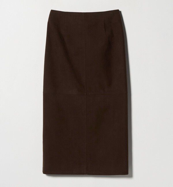 UNITED ARROWS「スエードライク タイトスカート ‐ウォッシャブル‐」|タイト|