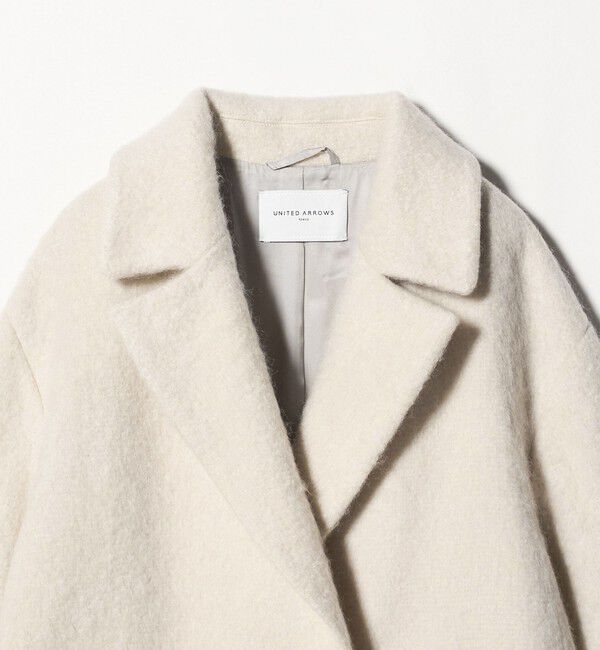 UNITED ARROWS「シャギー ビッグ テーラード コート」|チェスターコート|