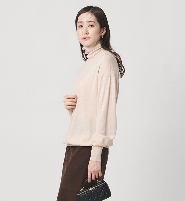 UNITED ARROWS「18G ウール タートルネック ニット ‐ウォッシャブル‐」|ニット・セーター|